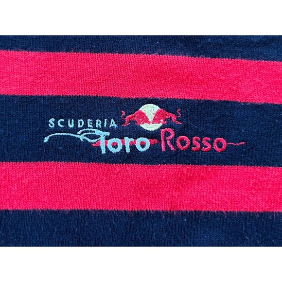 Puma Scuderia Toro Rosso Red Bull Racing Black Red Stripe Sweater  Mens Size XL - Picture 4 of 10